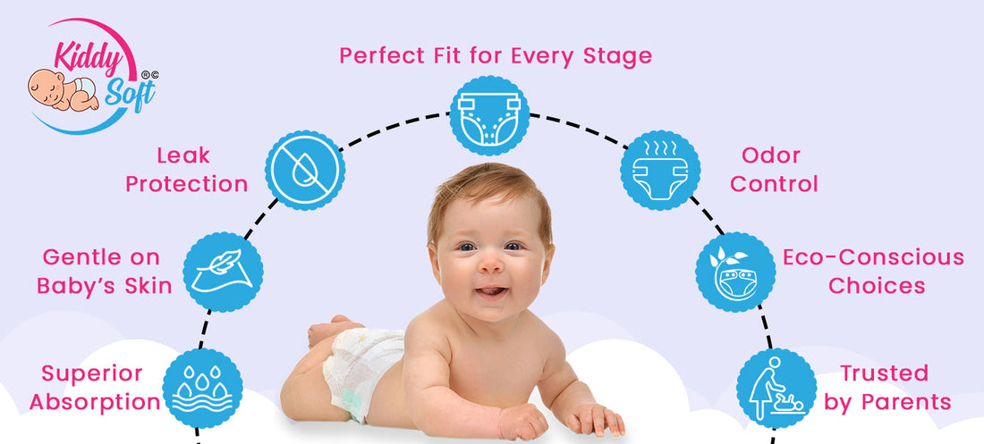 7 Benefits of Choosing KiddySoft Baby Diapers | Trusted Baby Care